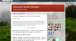 Desktop Screenshot of concursoliterarioebenezer.blogspot.com