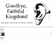 Tablet Screenshot of goodbyefaithfulkingdom.blogspot.com
