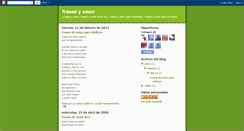 Desktop Screenshot of frases-y-amor.blogspot.com