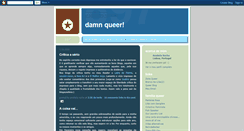 Desktop Screenshot of damnqueer.blogspot.com