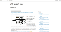 Desktop Screenshot of p90-airsoftgun.blogspot.com