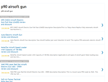 Tablet Screenshot of p90-airsoftgun.blogspot.com