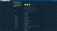 Desktop Screenshot of marketing-07.blogspot.com