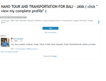 Tablet Screenshot of nanoubudbali.blogspot.com