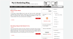 Desktop Screenshot of my-emarketing-weblog.blogspot.com