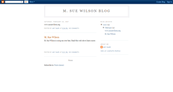 Desktop Screenshot of msuewilson.blogspot.com