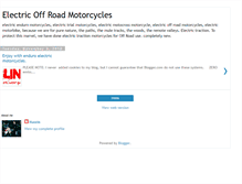 Tablet Screenshot of electricmotorcicles.blogspot.com