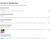 Tablet Screenshot of conradinwonderland.blogspot.com