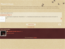 Tablet Screenshot of planet-greenish.blogspot.com