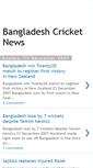 Mobile Screenshot of cricket-bangladesh.blogspot.com