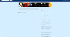 Desktop Screenshot of keplerspaceuniversity.blogspot.com