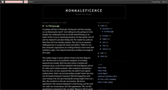 Desktop Screenshot of nonmaleficence.blogspot.com