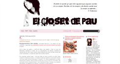 Desktop Screenshot of elclosetdepau.blogspot.com