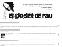 Tablet Screenshot of elclosetdepau.blogspot.com