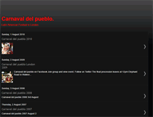 Tablet Screenshot of carnival-del-pueblo.blogspot.com