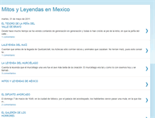 Tablet Screenshot of mitosyleyendasenmexico.blogspot.com