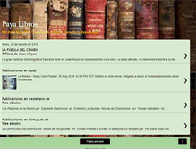 Tablet Screenshot of paya-libros.blogspot.com