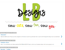 Tablet Screenshot of lbdesignsshop.blogspot.com