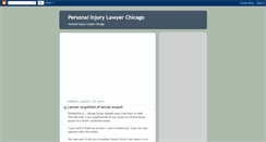 Desktop Screenshot of personal-injurylawyer-chicago.blogspot.com