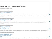 Tablet Screenshot of personal-injurylawyer-chicago.blogspot.com