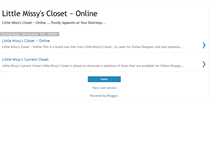 Tablet Screenshot of littlemissyclosetonline.blogspot.com