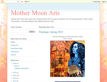 Tablet Screenshot of mothermoonarts.blogspot.com