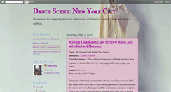 Desktop Screenshot of dancescenenyc.blogspot.com