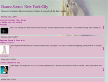 Tablet Screenshot of dancescenenyc.blogspot.com