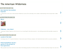 Tablet Screenshot of americanwilderness.blogspot.com