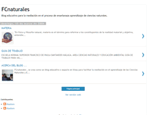 Tablet Screenshot of fcnaturales.blogspot.com