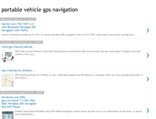 Tablet Screenshot of portable-vehicle-gps-navigation.blogspot.com