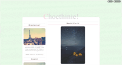 Desktop Screenshot of chocthinie.blogspot.com