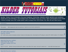 Tablet Screenshot of kildertutoriais.blogspot.com