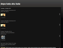 Tablet Screenshot of depakataakukata.blogspot.com