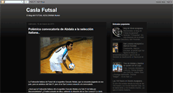Desktop Screenshot of caslabetofutsal.blogspot.com