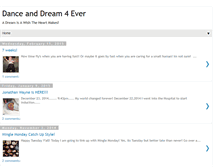 Tablet Screenshot of danceanddream4ever.blogspot.com