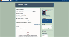 Desktop Screenshot of abhishekgoyal.blogspot.com
