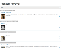 Tablet Screenshot of fascinatehairstyles.blogspot.com