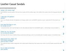 Tablet Screenshot of leather-casual-sandals.blogspot.com