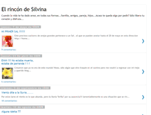 Tablet Screenshot of elrincondesilvina.blogspot.com