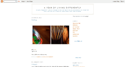 Desktop Screenshot of 365daysofdifferent.blogspot.com