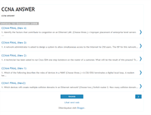 Tablet Screenshot of ccna4answer.blogspot.com