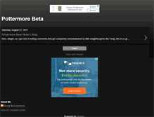 Tablet Screenshot of betapottermore.blogspot.com