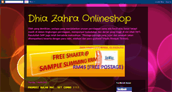 Desktop Screenshot of dhiazahraonlineshop.blogspot.com