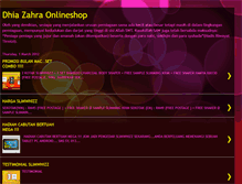 Tablet Screenshot of dhiazahraonlineshop.blogspot.com