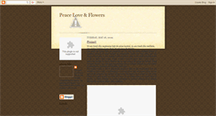 Desktop Screenshot of peace-love-and-flowers.blogspot.com