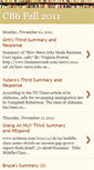 Mobile Screenshot of cb6fall2011.blogspot.com