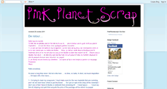 Desktop Screenshot of pinkplanetscrap.blogspot.com