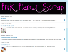Tablet Screenshot of pinkplanetscrap.blogspot.com
