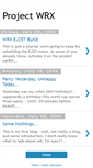 Mobile Screenshot of project-wrx.blogspot.com